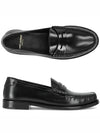 Le Leather Loafer Black - SAINT LAURENT - BALAAN 2