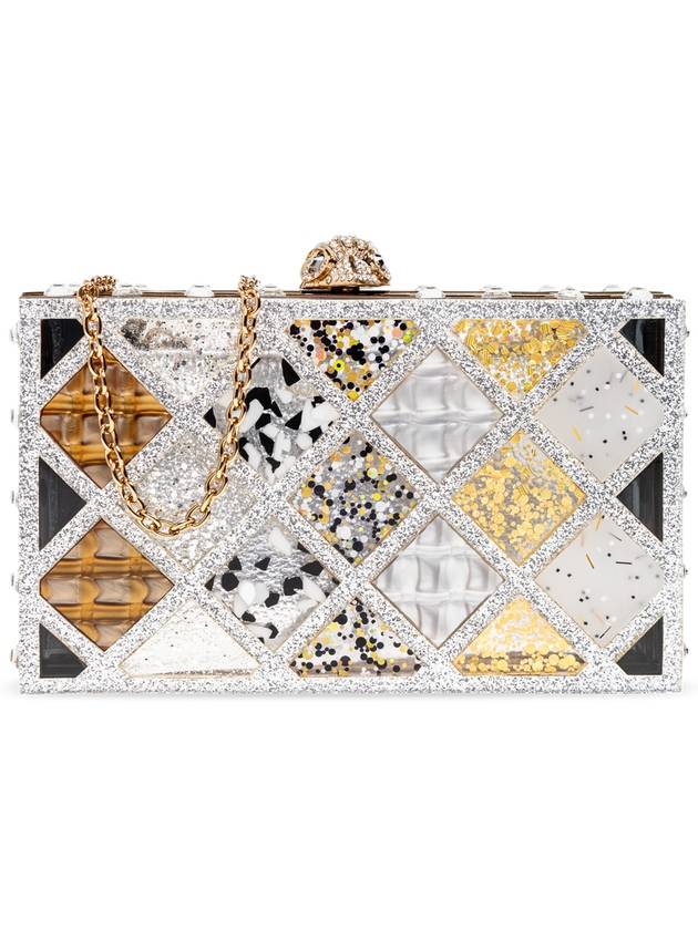 Kurt Geiger Clutch ‘Crystal Quilt Box’, Women's, Multicolour - KURT GEIGER - BALAAN 1