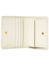 Matelasse Leather Half Wallet White - MIU MIU - BALAAN 5