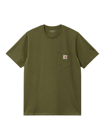 Chest pocket short sleeve t-shirt I030434 1YSXX_ - CARHARTT WIP - BALAAN 1