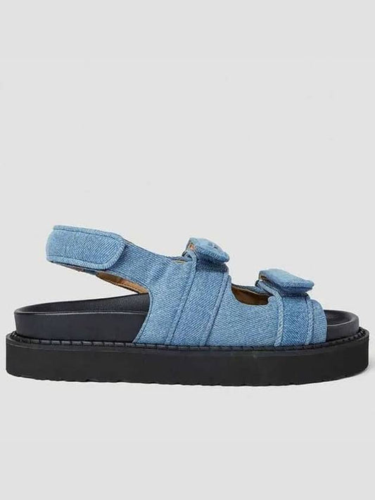 Madee Denim Sandals Blue - ISABEL MARANT - BALAAN 2