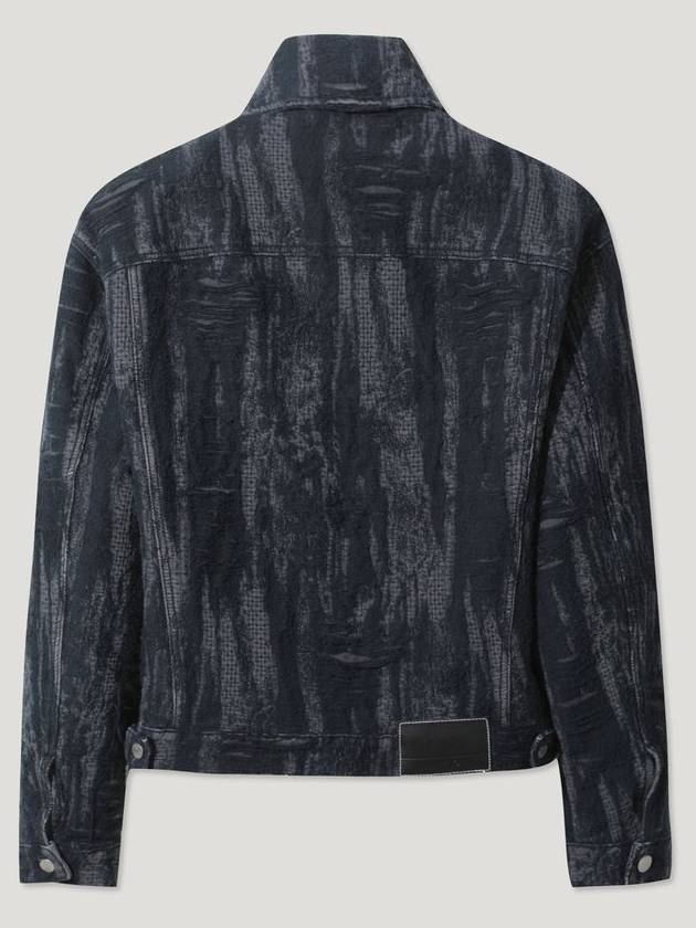 Distressed jacquard denim jacket - IRO - BALAAN 2