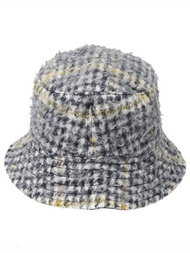 Prenzlauer Houndstooth Bucket Hat Grey - OUR LEGACY - BALAAN 3