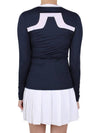 Meja Polyester Long Sleeve T-Shirt Navy - J.LINDEBERG - BALAAN 6