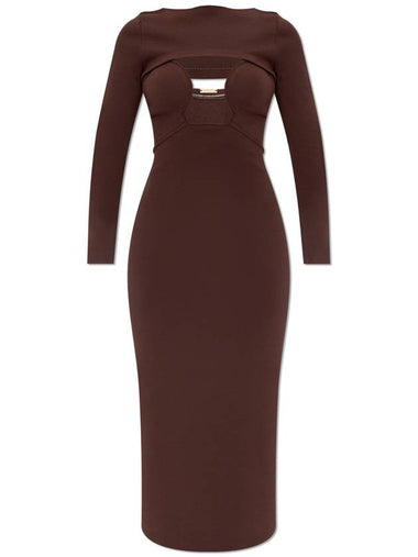 Cult Gaia Dress With Top Jenny, Women's, Brown - CULT GAIA - BALAAN 1