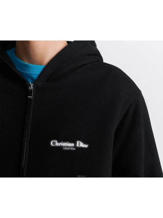 Christian Dior Couture Zipper Hooded Sweatshirt - DIOR - BALAAN 2