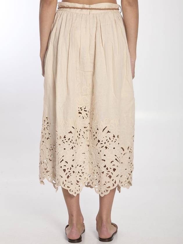 Wylie embroidered midi skirt - ZIMMERMANN - BALAAN 4