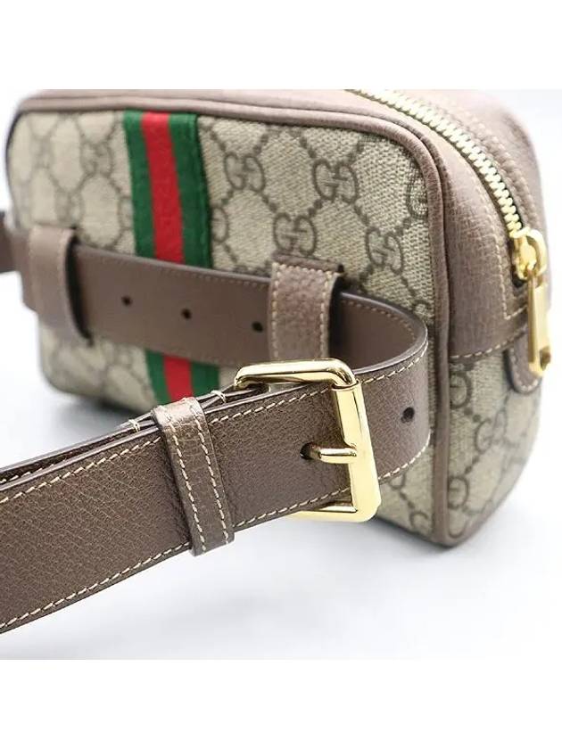 517076 GG Logo Canvas Ophidia Supreme PVC Small Belt Bag - GUCCI - BALAAN 5