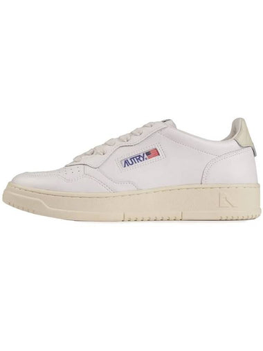 Men's Medalist Leather Low Top Sneakers White - AUTRY - BALAAN 1