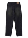 Destroyed tapered fit denim pants WASHED BLACK - BLACKBROWN - BALAAN 2