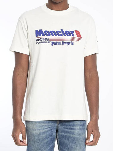 Racing Logo T-Shirt - MONCLER - BALAAN 1