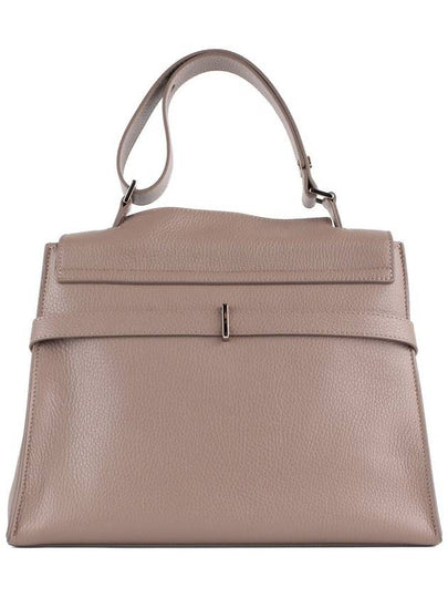 Orciani Sveva Sense Medium Leather Shoulder Bag With Shoulder Strap Taupe - ORCIANI - BALAAN 2