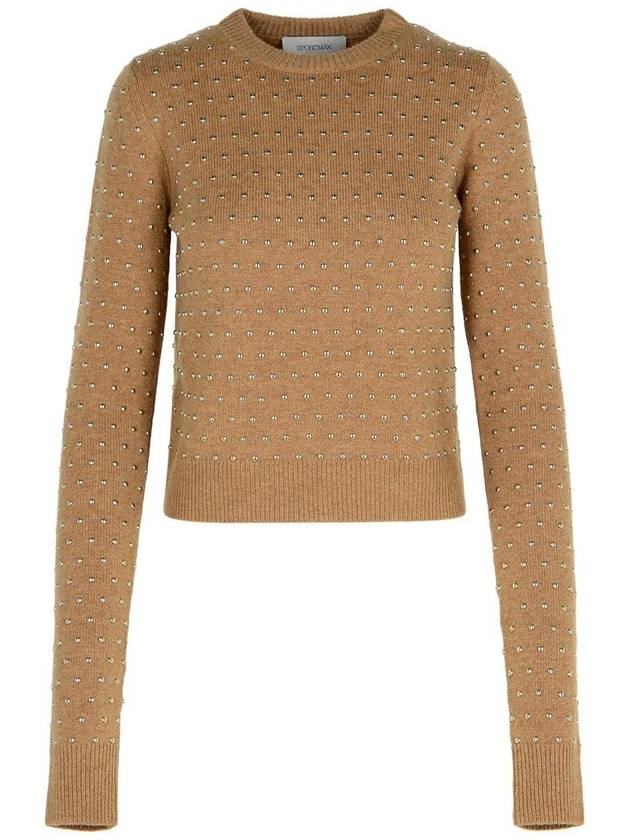 Sportmax 'Sierra' Brown Wool Blend Sweater - MAX MARA SPORTMAX - BALAAN 1