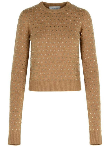 Sportmax 'Sierra' Brown Wool Blend Sweater - MAX MARA SPORTMAX - BALAAN 1