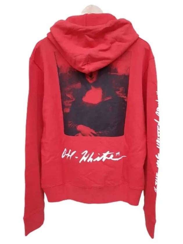 Front Back Mona Lisa Hoodie Red - OFF WHITE - BALAAN 2