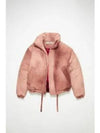 Wave Dyed Puffer Nylon Short Padded Pink - ACNE STUDIOS - BALAAN 2