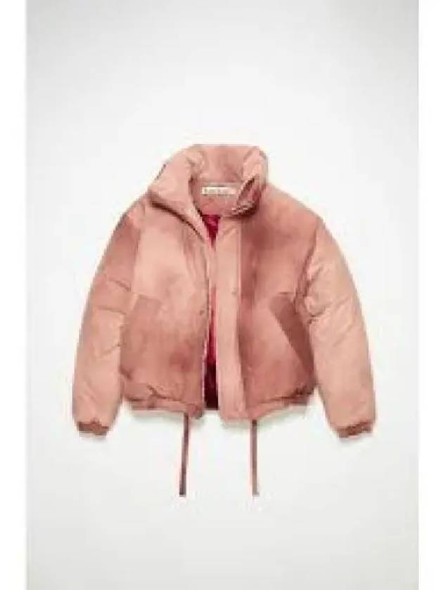 Wave Dyed Puffer Nylon Short Padded Pink - ACNE STUDIOS - BALAAN 2