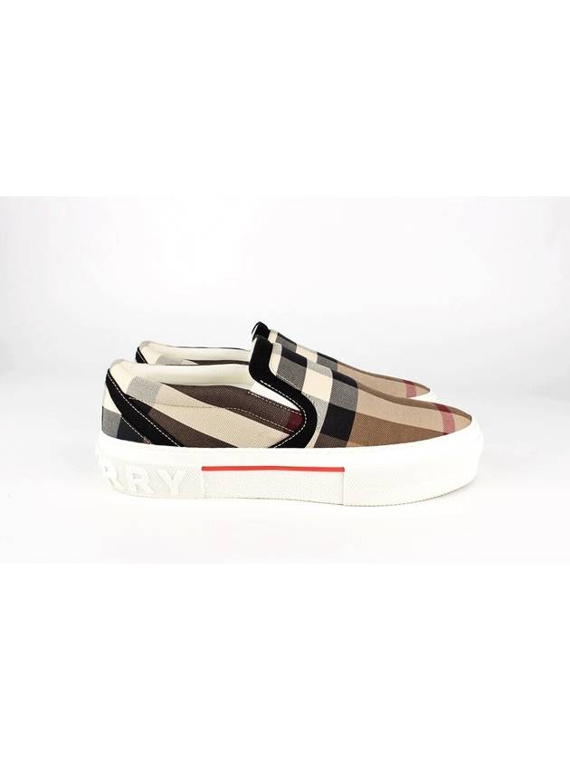 Checked cotton slip on sneakers 41 260 - BURBERRY - BALAAN 5