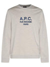 Rufus Embroidery Logo Sweatshirt Grey - A.P.C. - BALAAN 2