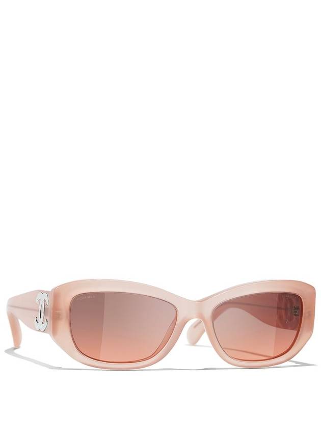 Eyewear CC Logo Sunglasses Coral - CHANEL - BALAAN 3