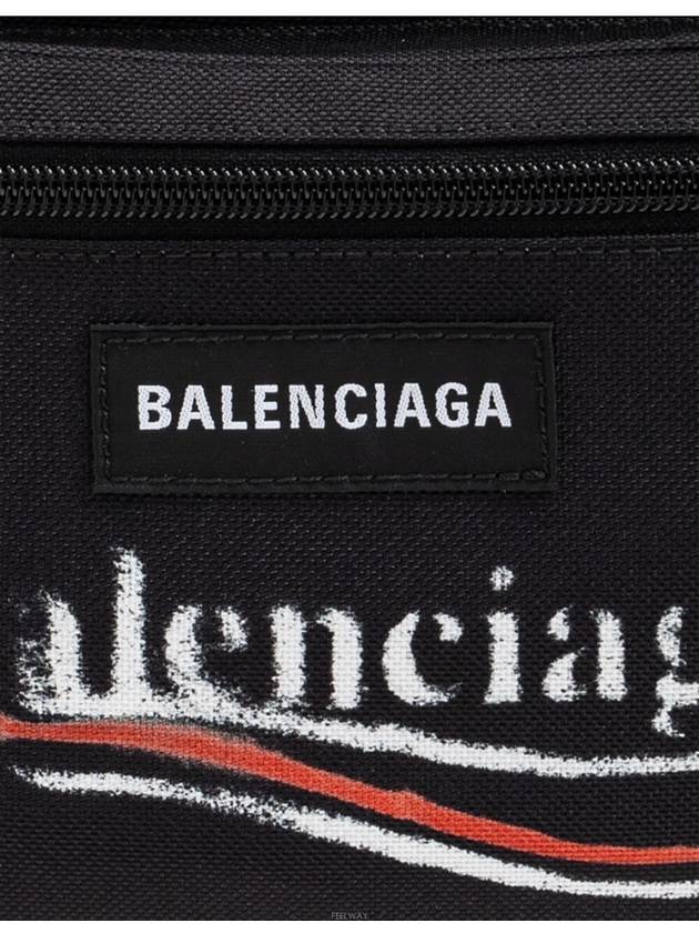 Balenciaga Belt Bag With Printed Logo Men s Black - BALENCIAGA - BALAAN 5