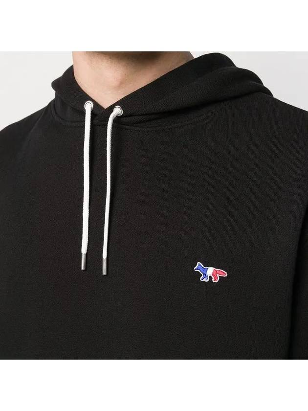 Tricolor Fox Patch Classic Hoodie Black - MAISON KITSUNE - BALAAN 7