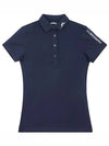 Women's Tour Tech Golf Polo Navy - J.LINDEBERG - BALAAN 3