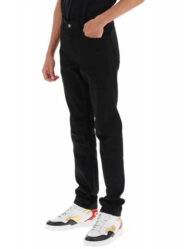 Demin Straight Pants Vintage Pure Black - CELINE - BALAAN 8