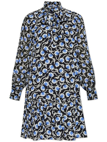 Diane Von Furstenberg Dress Ami, Women's, Blue - DIANE VON FURSTENBERG - BALAAN 1