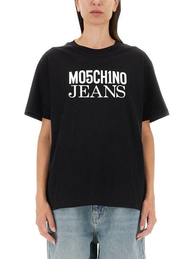 Moschino Jeans T-Shirt With Logo - MOSCHINO - BALAAN 1