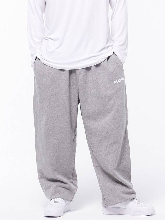 Origin Sweat Jogger Wide Pants Grey - MAVRK - BALAAN 2