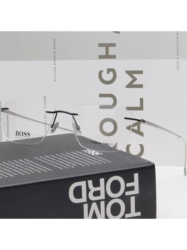 Eyewear Titanium Glasses Silver - HUGO BOSS - BALAAN 3