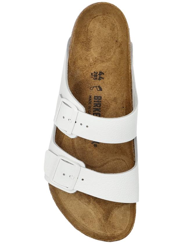 Arizona Leather Slippers White - BIRKENSTOCK - BALAAN 7