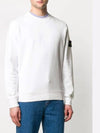 Garment Dyed Cotton Crewneck Sweatshirt Ivory - STONE ISLAND - BALAAN 5