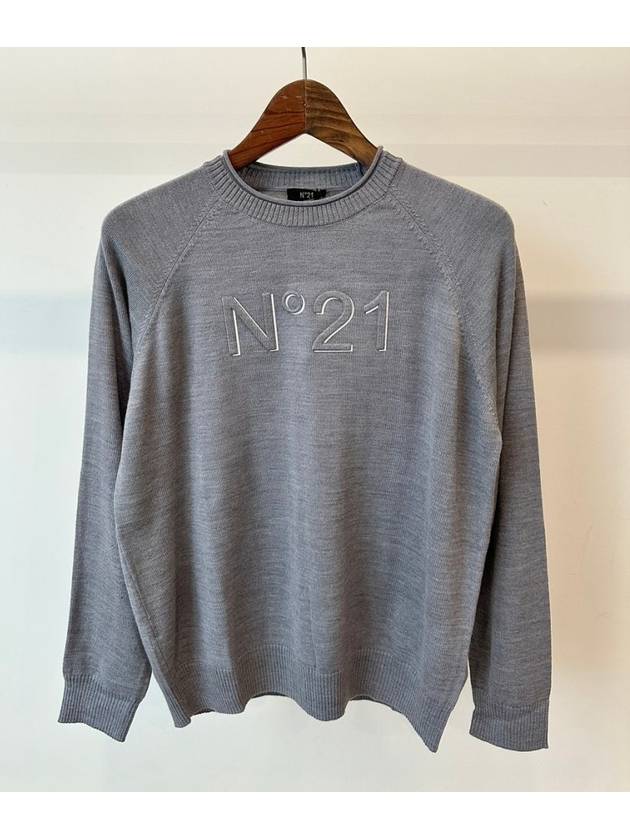 Kids Knit Sweater 953 N0119 Gray 16Y - Nº 21 - BALAAN 1