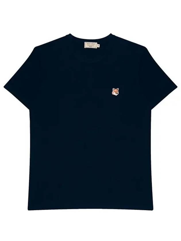 Fox Head Patch Classic Short Sleeve T-Shirt Ink Blue - MAISON KITSUNE - BALAAN 2