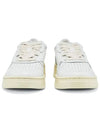 Medalist Leather Low Top Sneakers White - AUTRY - BALAAN 4