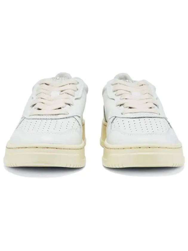 Medalist Leather Low Top Sneakers White - AUTRY - BALAAN 4