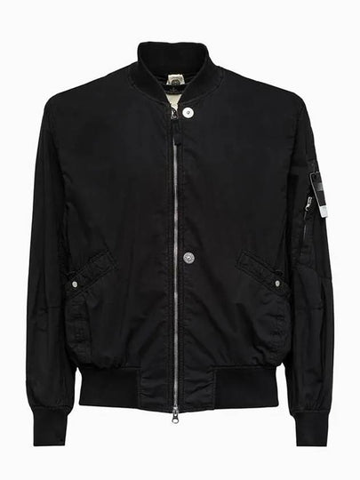 Men's Shadow Project Bomber Jacket Black - STONE ISLAND - BALAAN 2