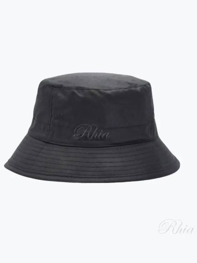 Wax Logo Bucket Hat Black - BARBOUR - BALAAN 2