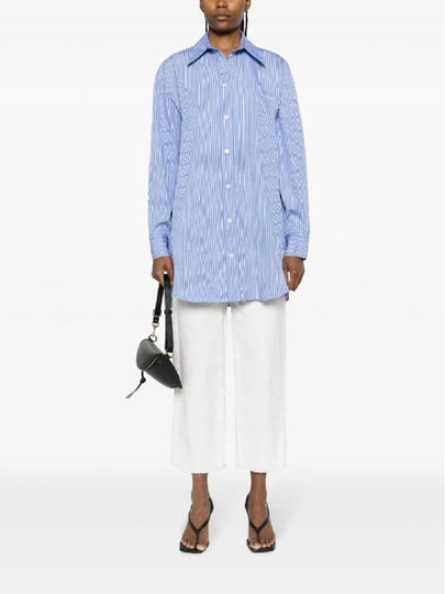 Cylvany Maxi Long Sleeve Shirt Blue - ISABEL MARANT - BALAAN 2