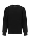 Diagonal Raised Fleece Sweatshirt Black - CP COMPANY - BALAAN 2