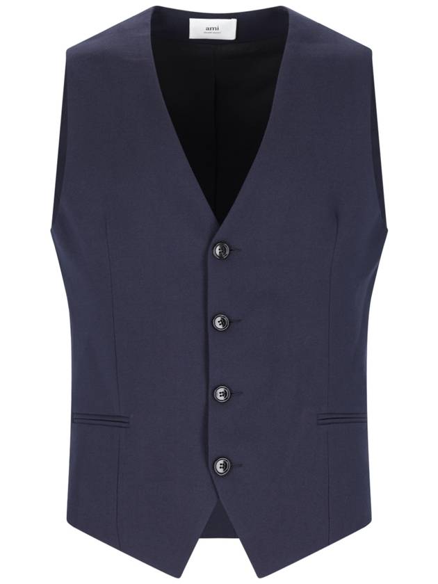 Wool Tailored Vest H23UBV753WV0026 - AMI - BALAAN 2