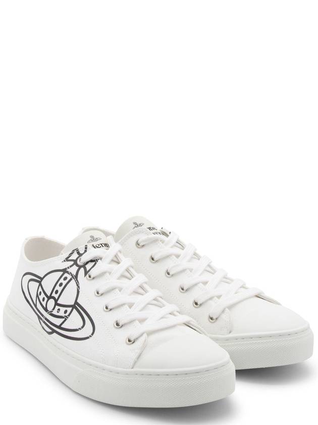 ORB Logo Low Top Sneakers White - VIVIENNE WESTWOOD - BALAAN 9