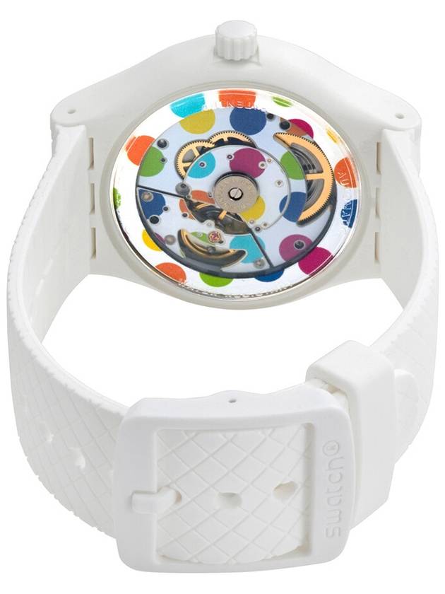 Swatch Sistem Polka Automatic White Dial Men's Watch SUTW403 - SWATCH - BALAAN 3