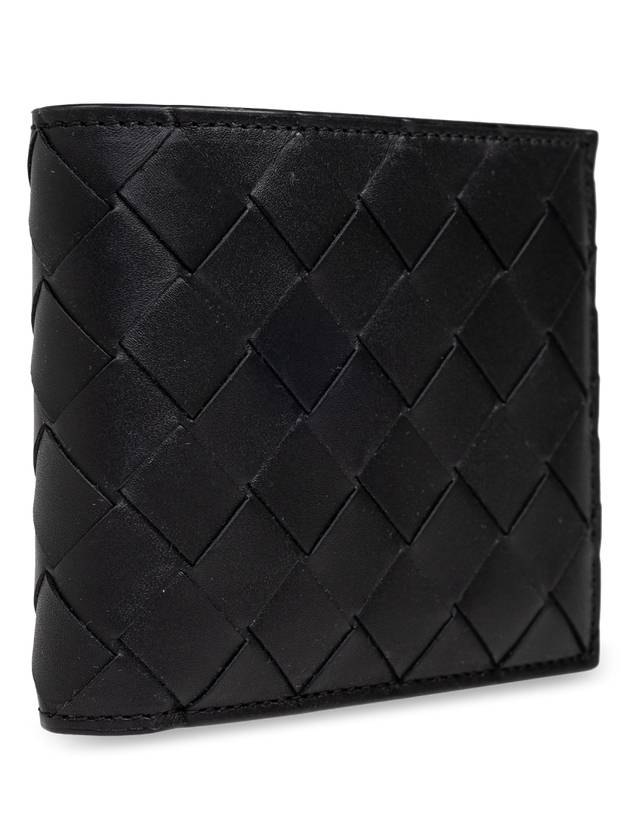 Bottega Veneta Wallet With Weave, Men's, Black - BOTTEGA VENETA - BALAAN 4