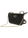 V Logo Signature Mini Shoulder Bag Black - VALENTINO - BALAAN 4