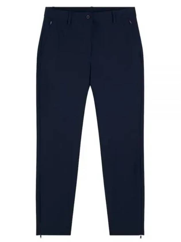 PIA Mid Waist Straight Pants Navy - J.LINDEBERG - BALAAN 2