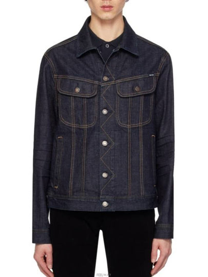 Cotton Denim Jacket Blue - TOM FORD - BALAAN 2