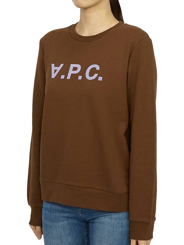 VPC Logo Sweatshirt Brown - A.P.C. - BALAAN 5